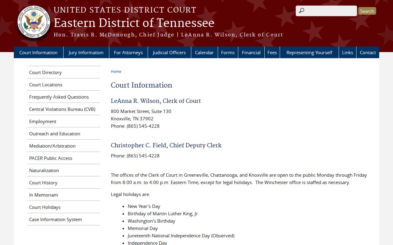 Grundy County court records federal access