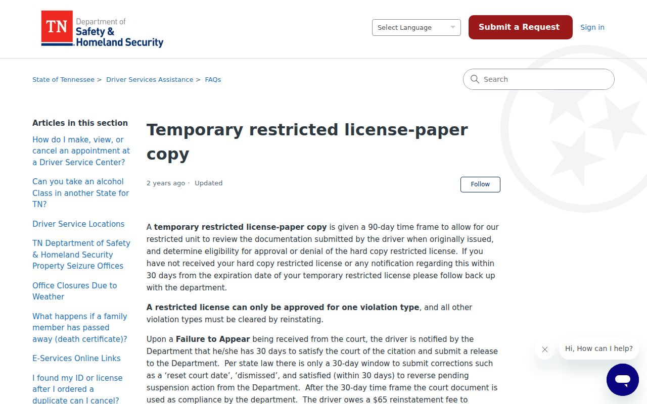 Grundy County court records and restricted licenses