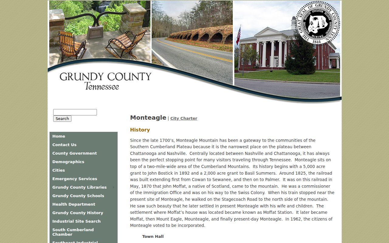 Official county source for Monteagle court docket context
