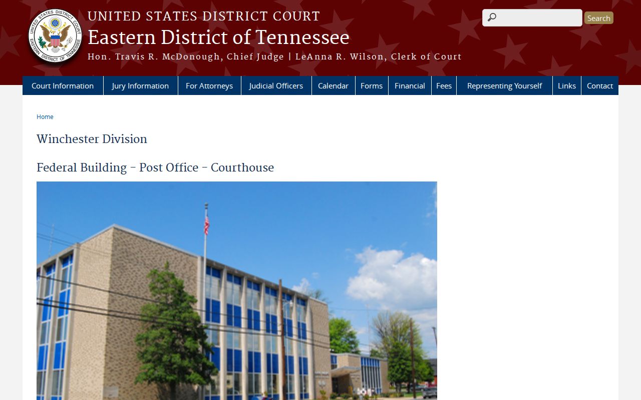 Grundy County traffic court records federal Winchester Division