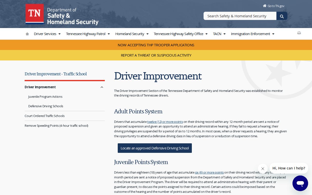 Grundy County traffic court records driver improvement program