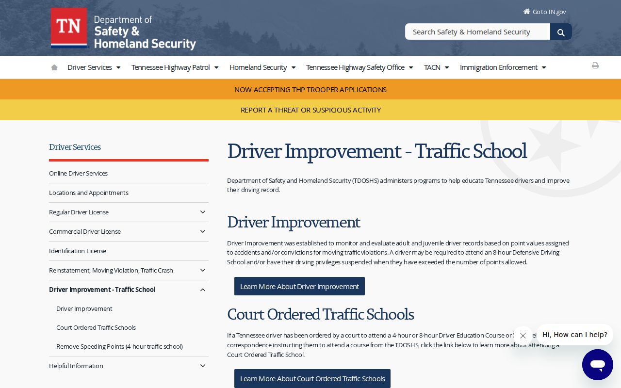 Grundy County traffic court records traffic school information